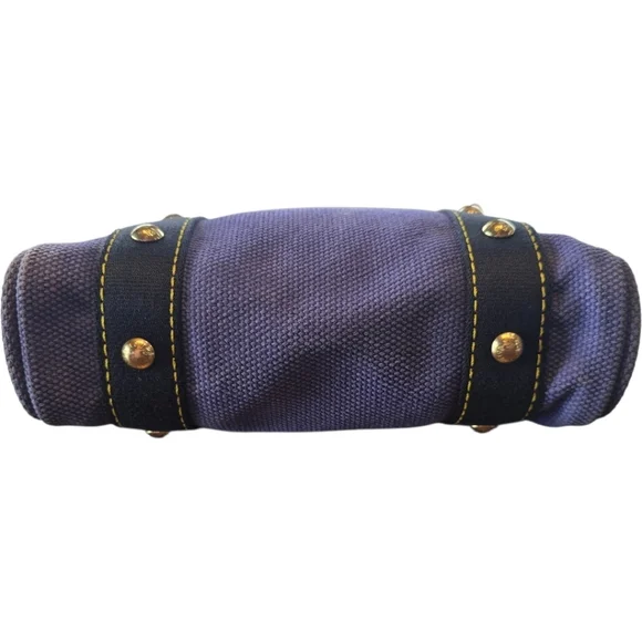 Louis Vuitton Antigua Cabas PM Blue Canvas Tote Handbag - Picture 6 of 16